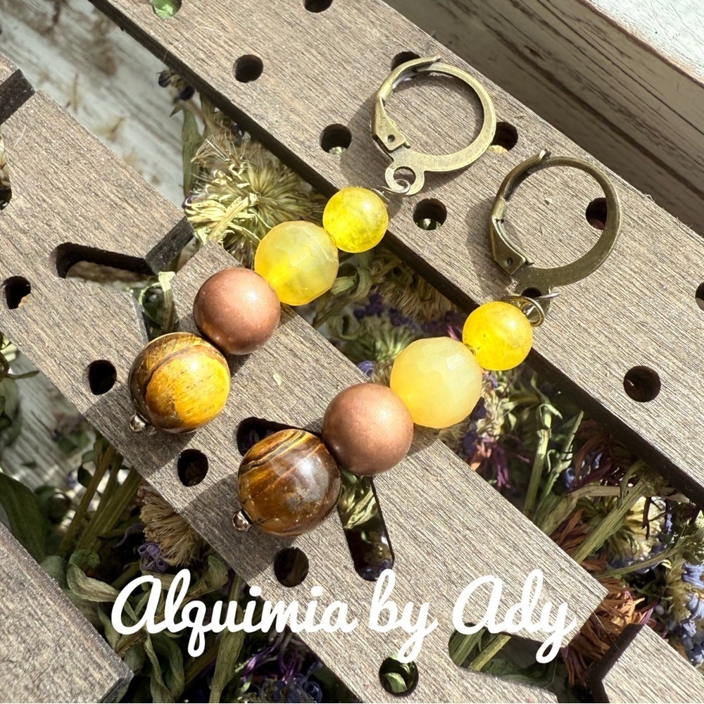 Alquimia Yellow Gold Earrings